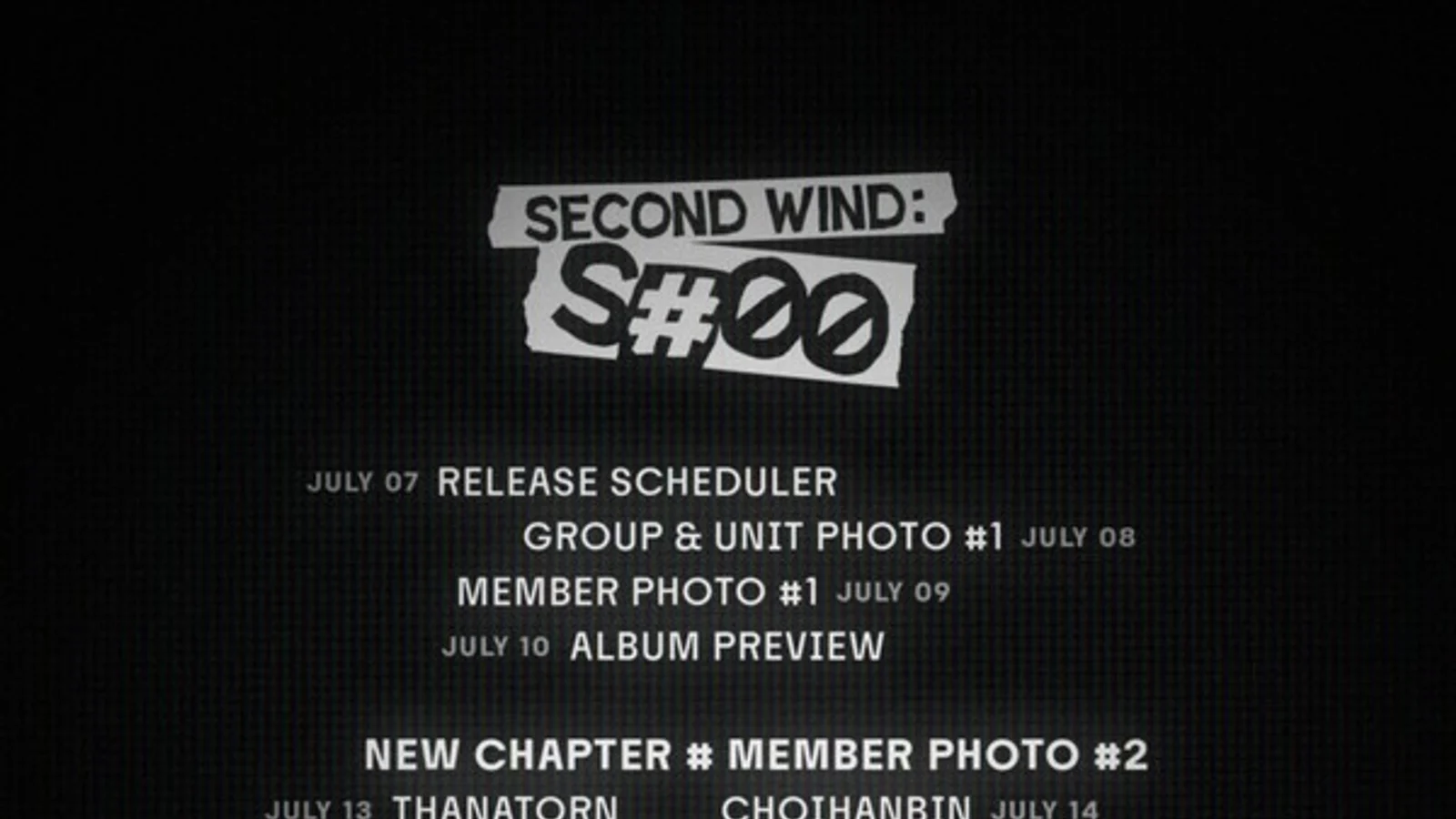 THE WIND Confirms Comeback on the 29th with Fourth Mini Album 'Second Wind: S#00'... Scheduler Revealed