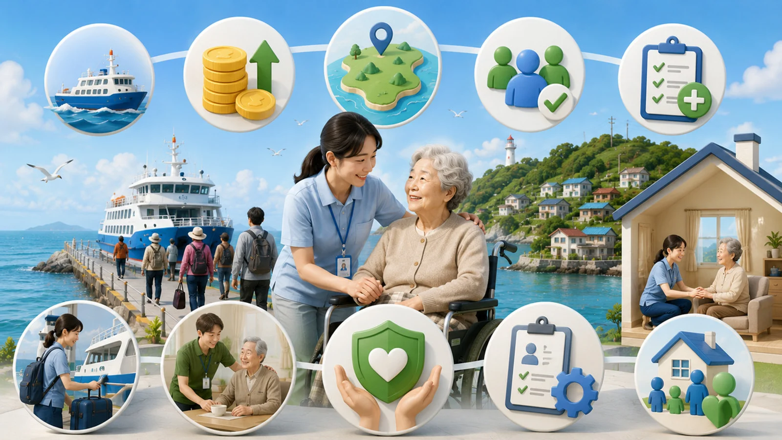 Long-Term Care Support to Be Strengthened in Island Areas Starting October… Caregiver Transportation Costs Up to 15,000 Won